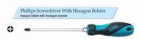 Phillips Screwdriver With Hexagon Bolster