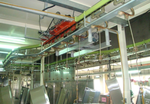 7ton Trolley Conveyor (Metal Furniture Coating) 7ton Trolley Conveyor (Metal Furniture Coating)
