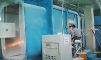 Powder-recycling Spray Booth