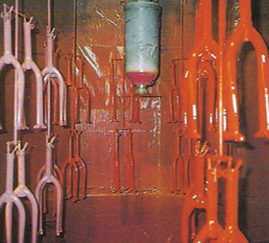 Bicycle & Metal Products DISK Electrostatic Coating Equipment