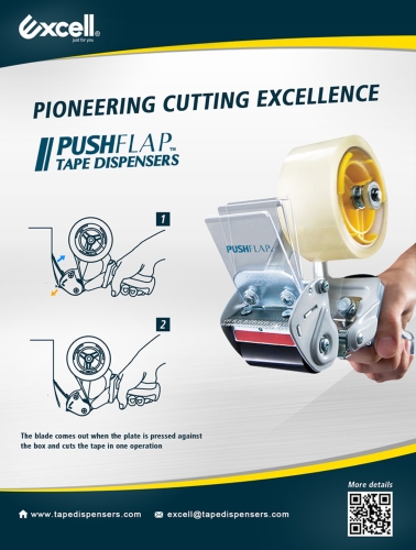 PUSHFLAP TAPE DISPENSERS PUSHFLAP TAPE DISPENSERS