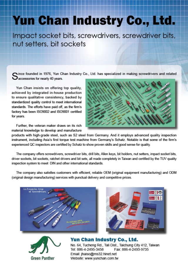 Impact socket bits/ screwdrivers/ screwdriver bits/nut setters/ bit sockets