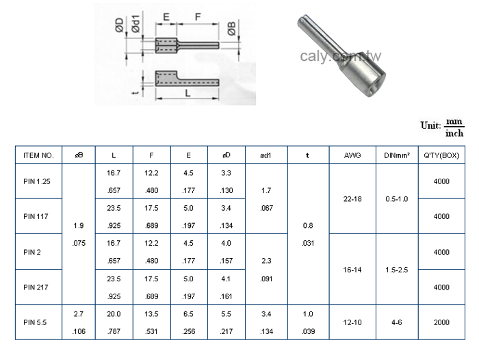 Pin Terminal