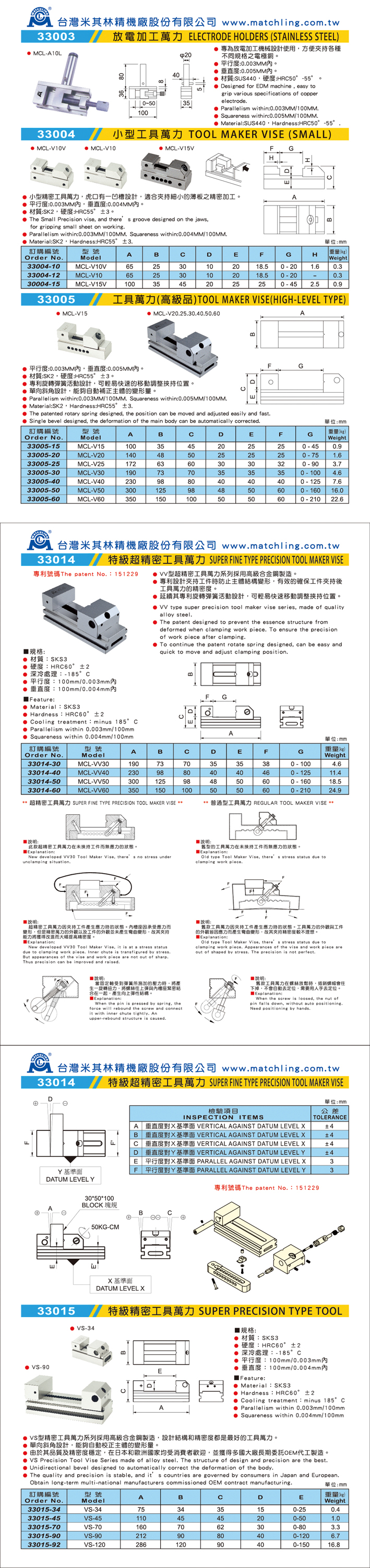 TOOL MAKER VISE (HIGH-LEVEL TYPE)