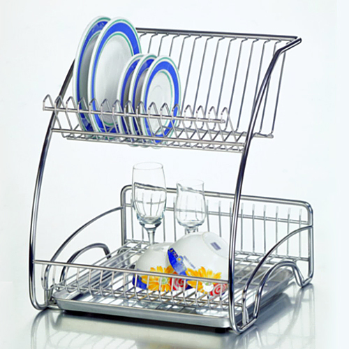 味美不銹鋼雙層碗盤架 味美不銹鋼雙層碗盤架