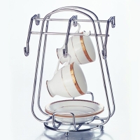 Cup and Saucer Rack With Tray Cup and Saucer Rack With Tray