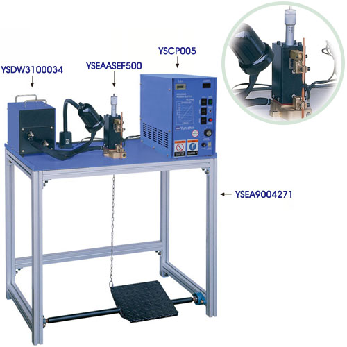 Foot-operated Pneumatic Capacitive-discharge Spot Welder