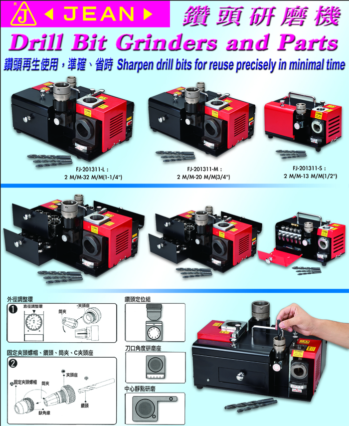 Drill Bit Grinders And Parts