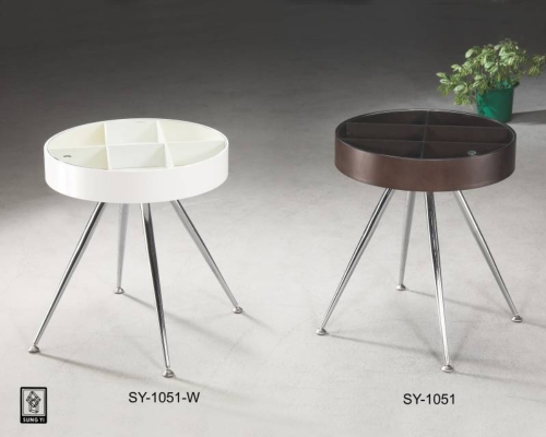 咖啡圆桌(白/黑) SY-1051+SY-1051W