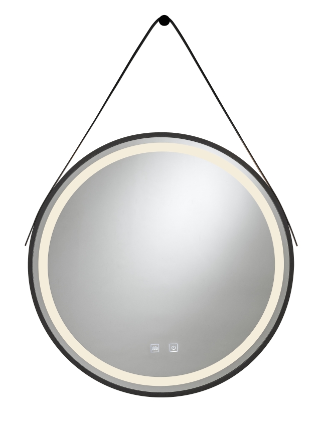 Smart Mirror with Aluminum Frame and Strap