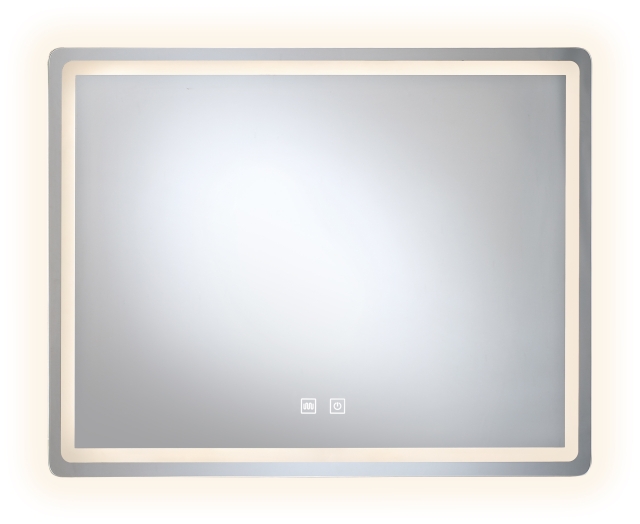 Square inner edge sandblasting smart mirror