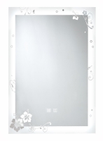 Square Hibiscus Smart Mirror