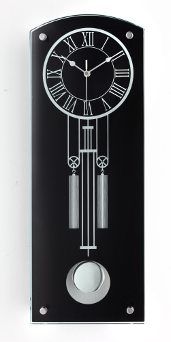 Swings the pendulum clock - double-decked