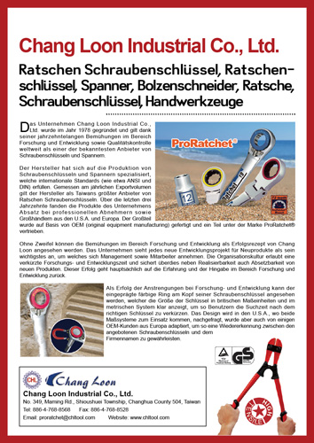 German / Ratschen Schraubenschlüssel