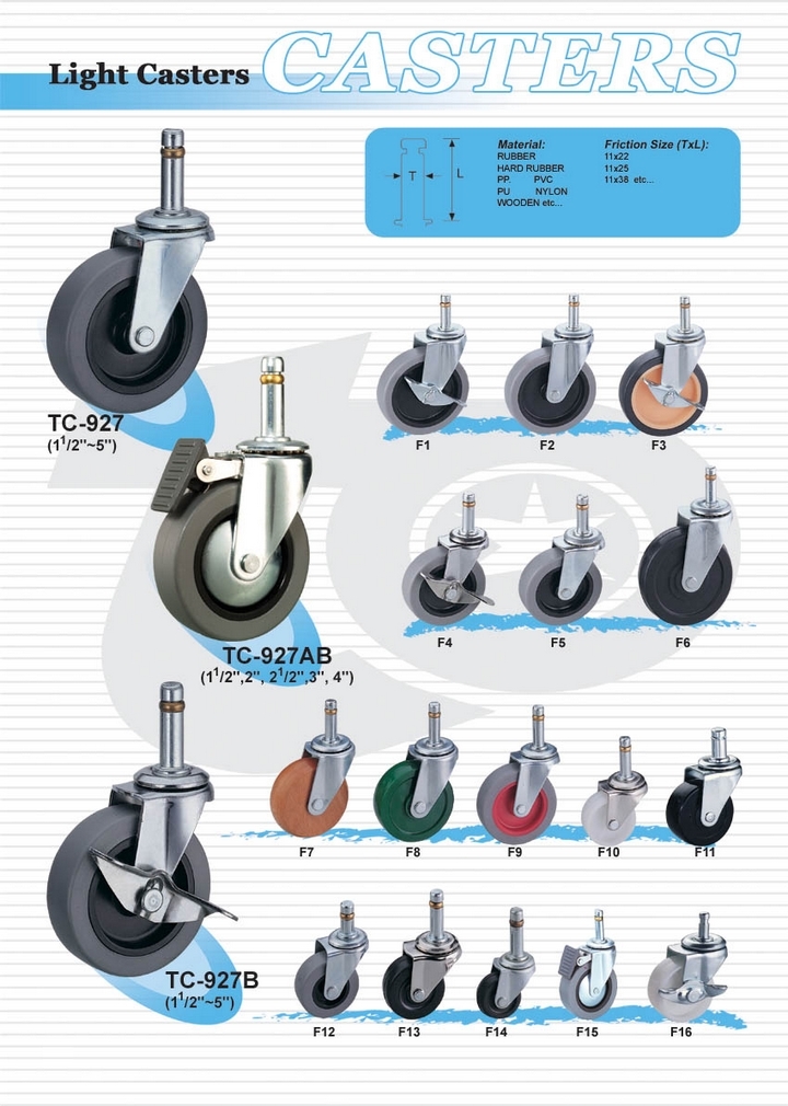 Light Duty Casters  |   General Duty Casters