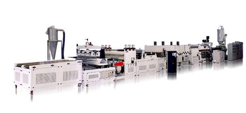 PP/PC Hollow Profile Sheet Extrusion Line