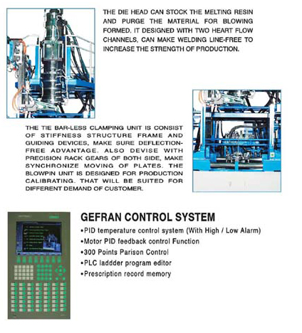 Accumulator DIE HEAD Blow Moulding Machine