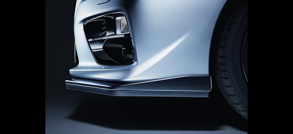 Front Bumper Lip Protector for all Subaru Model STI Style Black