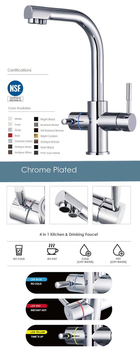 Drinking Faucet,Smart reminder for replacing new filter-NKDP5012CP-WFH