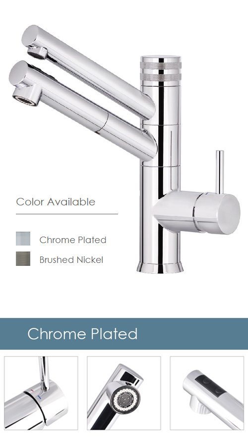 Drinking Faucet-tri-flow faucet hot/ cold and filter water-NKDP5112CP Drinking Faucet-tri-flow faucet hot/ cold and filter water-NKDP5112CP