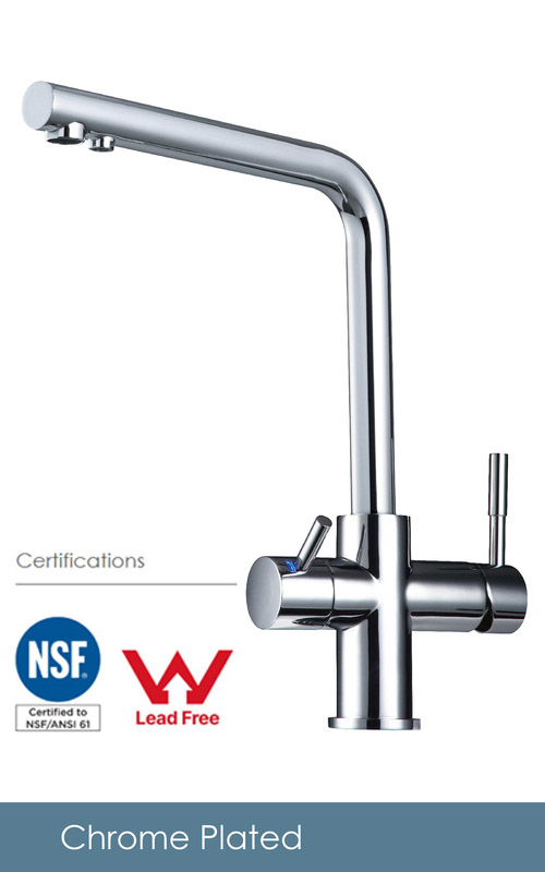 LED Timer Indicator Faucet-• Tri-flow faucet hot/cold and filter water with LED timer indicator