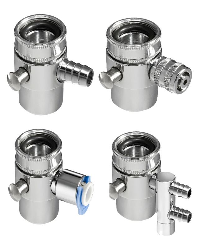 DIVERTER VALVES  SLIDE MANUAL (CHROME PLATED BRASS)