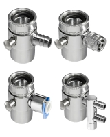 DIVERTER VALVES  SLIDE MANUAL (CHROME PLATED BRASS)