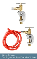 Non-Return, Tubing Attached Saddle Valve