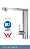 Kitchen Faucet- cold and hot faucet/Tap (city water only)-NKD2512CP/ WKD2512CP