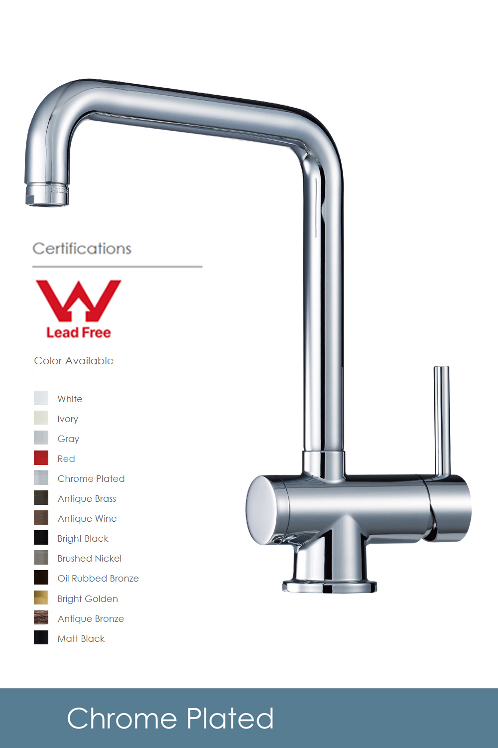 Kitchen Faucet-• cold and hot faucet (city water only) • options with 3/8