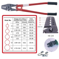 24” Hand Swager With Wire Cutter/ Crimping Tool 24” Hand Swager With Wire Cutter/ Crimping Tool