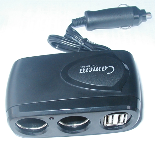 2-port USB Charger (3A)+ Two Output Ports