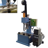 Vertical Auto Rotary Welding Table (with rotary CO2 welding gun and profiling mold) Vertical Auto Rotary Welding Table (with rotary CO2 welding gun and profiling mold)