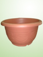 Plastic decorative planters