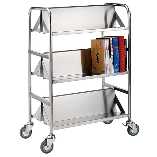Two-sided Book Trolley