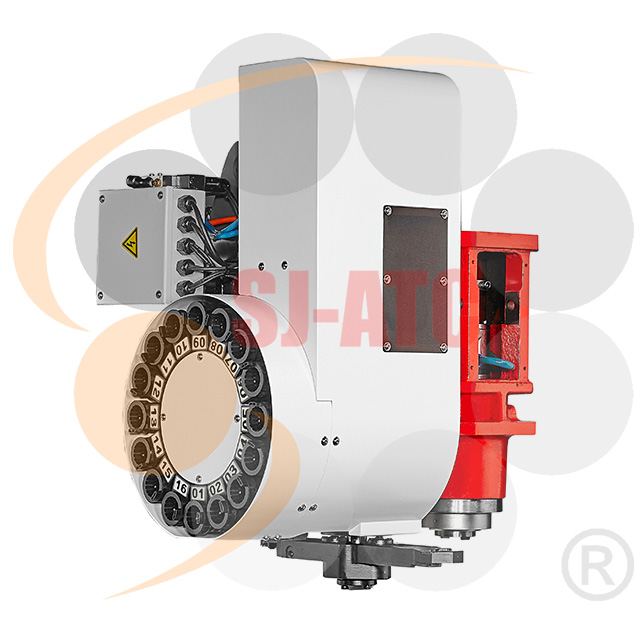 DRUM TYPE TOOL MAGAZINE WITH SMALL ELECTRONIC DISC