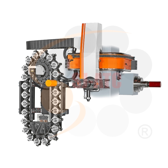 Chain type Tool Magazine with hydraulic rail robotic ARM Ⅱ