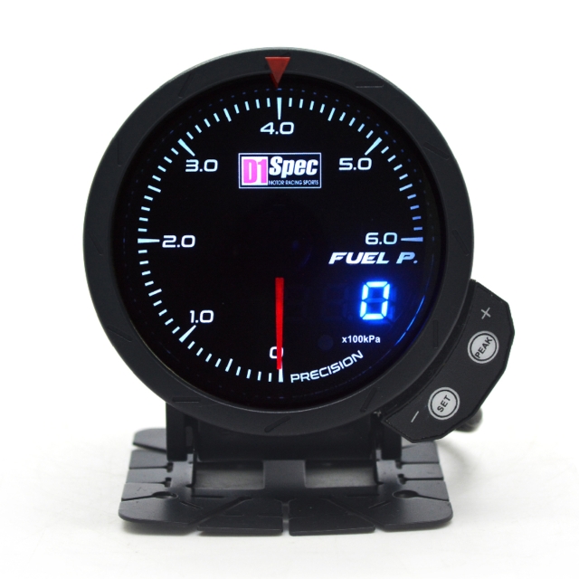 三代高准度赛车表 黑面 60mm 【燃压表】