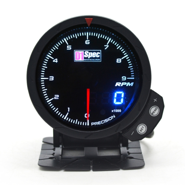 三代高準度賽車錶 黑面 60mm 【轉速錶】