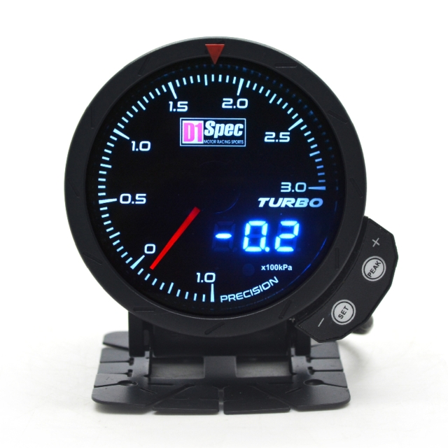 三代高準度賽車錶 黑面 60mm 【渦輪錶 3BAR】 三代高準度賽車錶 黑面 60mm 【渦輪錶 3BAR】
