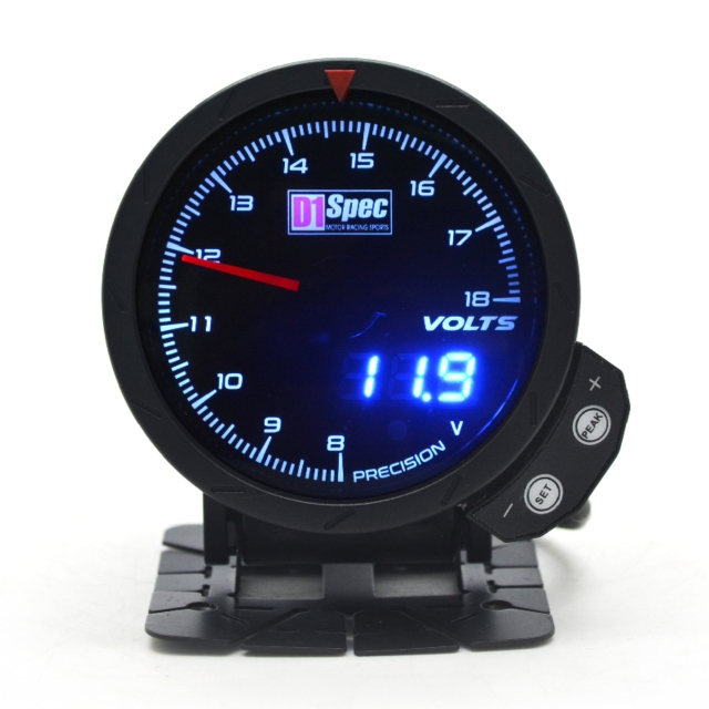 三代高准度赛车表 黑面 60mm 【电压表】 三代高准度赛车表 黑面 60mm 【电压表】
