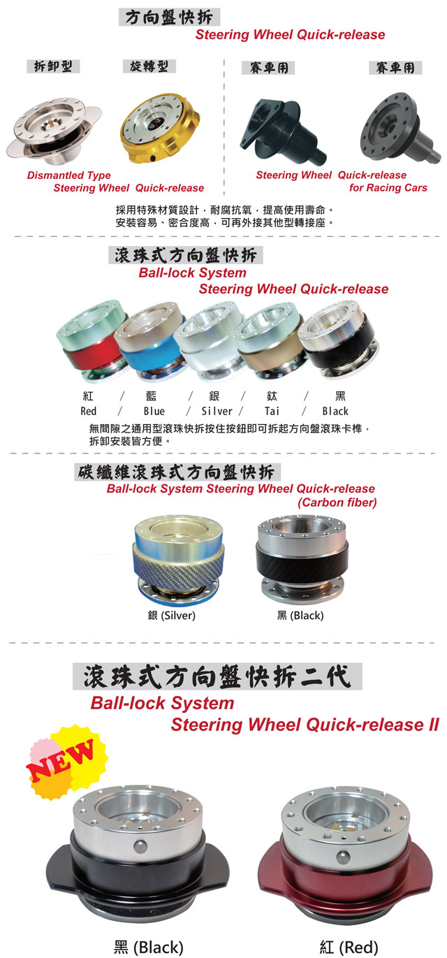 Carbon Fiber Ball Lock Steering Wheel Quick Release Carbon Fiber Ball Lock Steering Wheel Quick Release