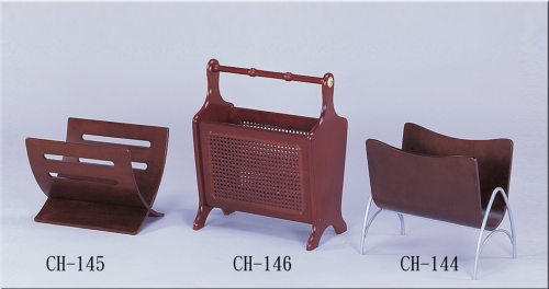 Classic Wooden Magazine Racks/Wall-mounted Miniature Curio Cabinet