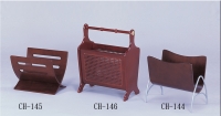 Classic Wooden Magazine Racks/Wall-mounted Miniature Curio Cabinet