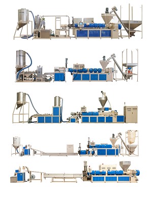 Plastic Compounding / Coloring / Waste Recycling Pelletizing  Machine