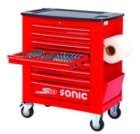SONIC 8Ds 274pc tools S10 trolley (red)