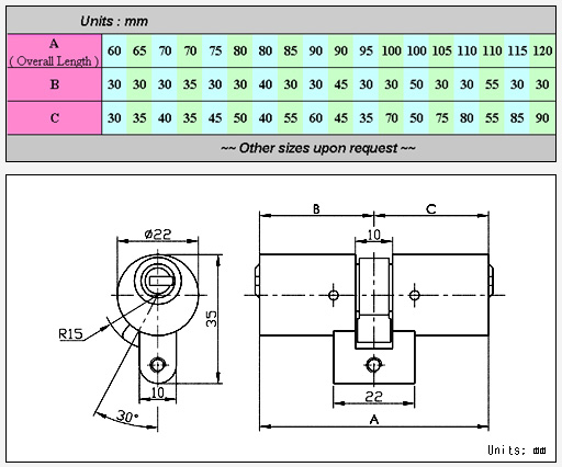 Round Profile Cylinder