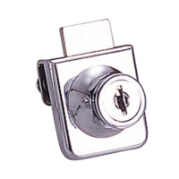 Glass door lock