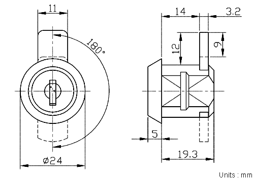 Cabinet lock Cabinet lock