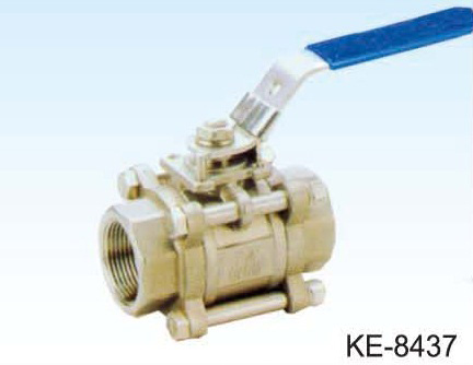 3-PC TYPE BALL VALVE WITH ISO TOP FLANGE